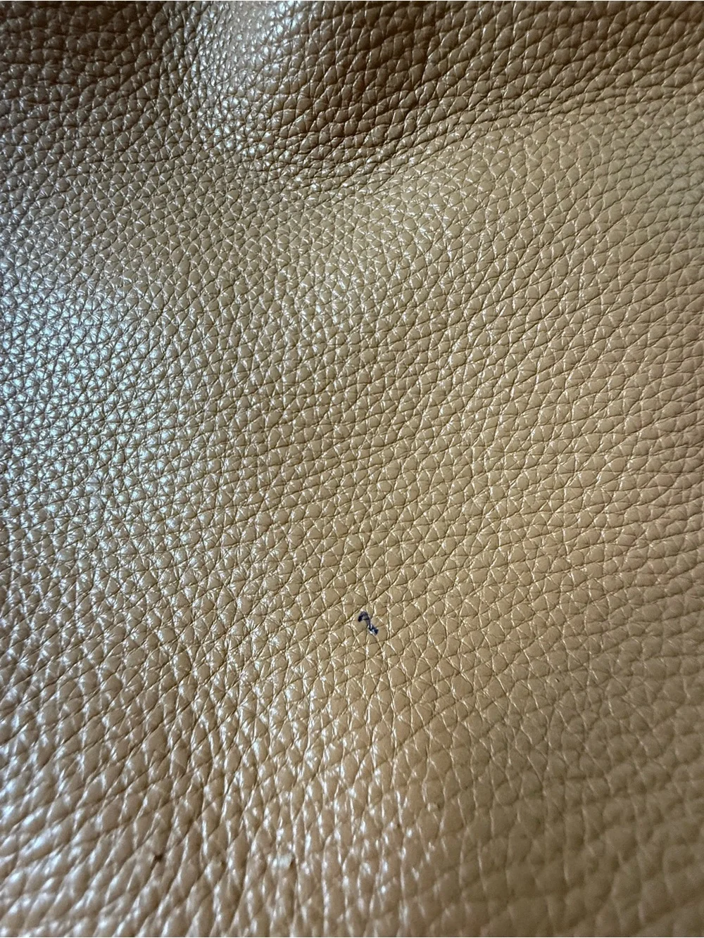 Michael Kors Cognac Pebbled Leather Hobo with Gold Hardware
